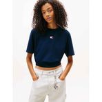 Tommy Hilfiger Kadın TJW BXY BADGE TEE EXT T-shirt Dark Night Navy L