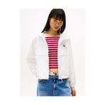 Tommy Hilfiger Kadın Tjw Essentıal Windbreaker Ext Regular Fit Dokuma Beyaz Cepli Ceket