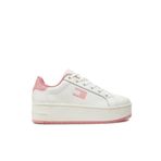Tommy Hilfiger Kadın TJW FLATFORM ESS Spor Ayakkabı, Pembe, 40 EU