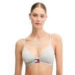 Tommy Hilfiger Kadın Üçgen Sütyen, Gri, L Beden