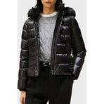 Tommy Hilfiger Kapitoneli Slim Fit Çıkarılabilir Kapüşonlu Su Itici Şişme Parlak Mont Bayan Mont WW0WW47354 Bds - XL - Siyah