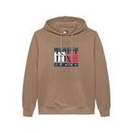 Tommy Hilfiger Kapüşonlu Logolu Sweatshirt, 2XL, DM0DM22092, Bej, erkek
