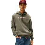 Tommy Hilfiger Kapüşonlu Logolu Sweatshirt, 2XL, DM0DM22113, Yeşil, erkek
