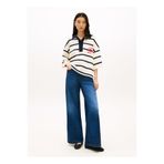 Tommy Hilfiger Kazak Bej - Lacivert, M, 5003344087, Bej - Lacivert, Kadın