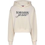 Tommy Hilfiger Kırık Kapüşonlu Sweatshirt, S, DW0DW20306, Beyaz, kadın