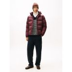 Tommy Hilfiger Kırmızı Erkek Mont MW0MW40613XIH_MIX Down Hooded Puffe - XL