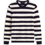 Tommy Hilfiger Lacivert Erkek Çizgili Kazak MW0MW427860A4_CROCHET Block Strıpe - Mavi - XL