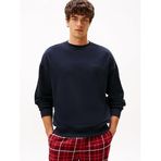 Tommy Hilfiger Lacivert Sweatshirt, M, UM0UM03625, Mavi, erkek