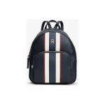 Tommy Hilfiger Latam Corporate Suni Deri Sırt Çantası - Gökyüzü Mavisi