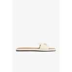 Tommy Hilfiger LEATHER HORSEBIT MULE Kadın Bej Sandalet - FW0FW08420