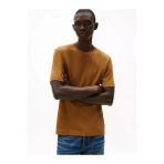 Tommy Hilfiger Lıght Interlock Tee Erkek Kahverengi T-Shirt - Mw0mw37508