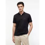 Tommy Hilfiger Lıquıd Cotton Essentıal Reg Polo Erkek Siyah T-Shirt - Mw0mw35585