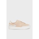Tommy Hilfiger Logolu Süet Sneaker Ayakkabı Bayan Ayakkabı FW0FW08186 Try - 7F8-Pembe