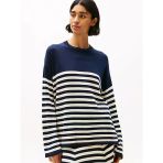 Tommy Hilfiger Lyocell Sılk Rlx C-Nk Ls Swt Kadın Kazak Ww0ww444760a4