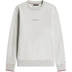 Tommy Hilfiger Marka Logolu Pamuklu Kapüşonlu Sweatshirt, XL, MW0MW33639, Gri, erkek