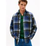 Tommy Hilfiger Mavi Erkek Kareli Gömlek MW0MW416820MS_PADDED Overshırt