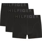 Tommy Hilfiger Microfibre Logo Erkek Siyah 3'Lü Boxer, Kırmızı, S