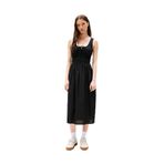 Tommy Hilfiger Midi Elbise, XS, DW0DW20881, Siyah, Kadın
