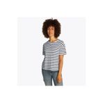 Tommy Hilfiger Modern Co Linen C-Nk Kadın Mavi T-Shirt