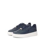 Tommy Hilfiger Modern Court Sneaker Tumbled Ltr Spor Ayakkabı, 38, FW0FW09029DW6, Mavi, Kadın