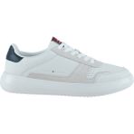 Tommy Hilfiger Modern Ligthcup Erkek Krem Spor Ayakkabı (FM0FM05636-YBL) - Beyaz