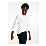 Tommy Hilfiger MW0MW09096YBR Beyaz Erkek T-Shirt