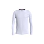 Tommy Hilfiger MW0MW10804YBR Beyaz Bisiklet Yaka Erkek T-shirt