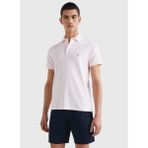 Tommy Hilfiger MW0MW17771TOG Polo Yaka Slim Fit Düz Pembe Erkek T-shirt
