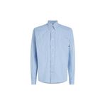 Tommy Hilfiger MW0MW317430A5 Slim Fit Düğmeli Yaka Mavi Erkek Gömlek