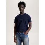 Tommy Hilfiger MW0MW32584DW5 Bisiklet Yaka Mavi Erkek T-Shirt