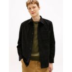 Tommy Hilfiger MW0MW40489 Corduroy Rlx Overshirt Erkek Gömlek - Siyah - XL