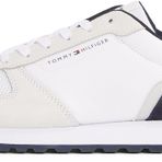 Tommy Hilfiger NEW RUNNER EVA MIX Erkek Spor Ayakkabı, Beyaz, 45