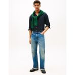 Tommy Hilfiger Normal Gömlek Yaka Mavi Erkek Gömlek MW0MW41353DW5_PERFORMANCE Twıll Rf