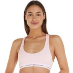 Tommy Hilfiger Organik Pamuklu Spor Sütyeni - Elastik Bantlı Ve Yarışçı Sırt Tasarımlı -, XL, UW0UW03820, Pembe, Kadın