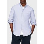 Tommy Hilfiger Pamuk Regular Fit Gömlek Erkek Gömlek MW0MW35774 Cı0 - 2XL - Mavi