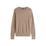 Tommy Hilfiger Pamuk ve Kaşmir Karışımlı Regular Fit Bisiklet Yaka Kazak Erkek KAZAK MW0MW28046 HI3