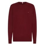 Tommy Hilfiger Pamuk ve Kaşmir Karışımlı Regular Fit Bisiklet Yaka Kazak Erkek KAZAK MW0MW28046 XIH