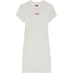 Tommy Hilfiger Pamuklu Elbise, S, DW0DW21186, Beyaz, Kadın