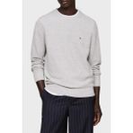 Tommy Hilfiger Pamuklu Regular Fit Bisiklet Yaka Kazak Erkek Kazak MW0MW36347 P01 - XL - Gri
