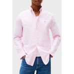 Tommy Hilfiger Pamuklu Regular Fit Uzun Kollu Gömlek Erkek Gömlek MW0MW35774 Tor - Pembe - 2XL