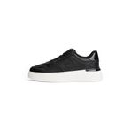 TOMMY HILFIGER PATENT PLATFORM SNEAKER Kadın Spor Ayakkabı, Siyah, 37