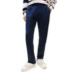 Tommy Hilfiger Pilili Rahat Konik Kesim Pantolon, 33/32, DM0DM21705, Dark Night Navy, Erkek