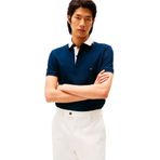 Tommy Hilfiger Polo T-Shirt Pique Grafik Yaka, M, 5003346294, Mavi, Erkek