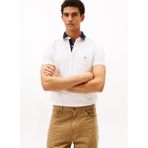 Tommy Hilfiger Polo T-Shirt Pique Grafik Yaka, XL, 5003346331, Beyaz, Erkek