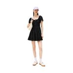 Tommy Hilfiger Poplin Mini Elbise, XS, DW0DW20882, Siyah, Kadın