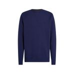 Tommy Hilfiger Regular Fit Monogram Logolu Esnek Sweatshirt, S, MW0MW39397, Preppy Navy, erkek