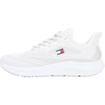 Tommy Hilfiger RUNNER KNITTED Erkek Spor Ayakkabı, Ecru, 42
