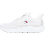 Tommy Hilfiger RUNNER KNITTED Erkek Spor Ayakkabı, Ecru, 45