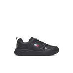 Tommy Hilfiger Runner Sneaker - Siyah, 41, EM0EM01621BDS, Black, Erkek
