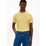 Tommy Hilfiger Sarı Erkek T-Shirt MW0MW42364ZF0_BRAND Love Roundel Te - XL